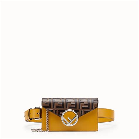 fendi belt bag yellow|Fendi belt bag men's.